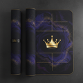 TITAN Yoga Mat Galaxy Crown Edition flat lay