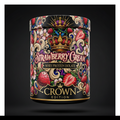 TITAN Whey Protein Isolate Strawberry Cream — Crown Edition bold tattoo-style artwork