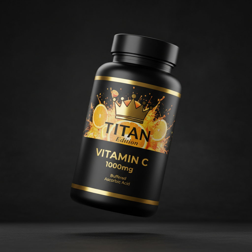 TITAN Vitamin C — 1000mg Buffered Ascorbic Acid with Bioflavonoids