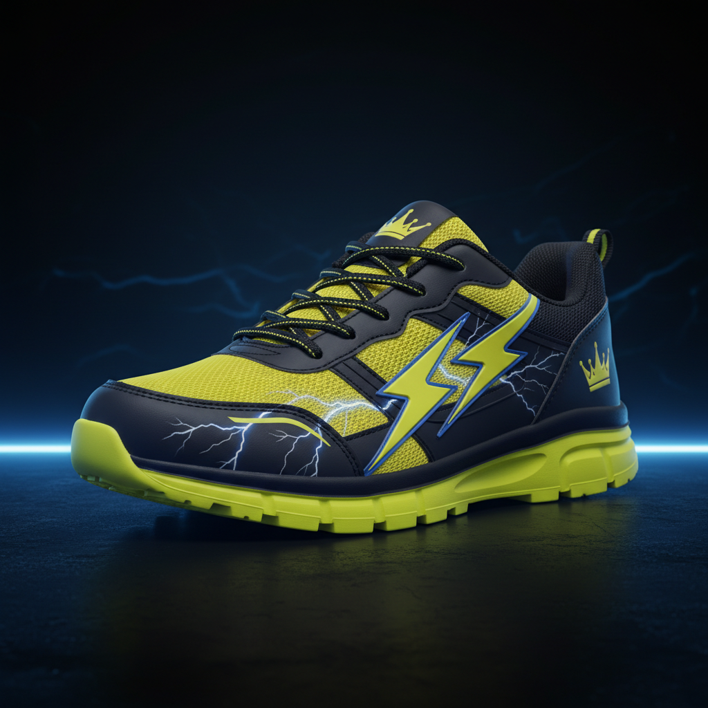 TITAN Kids Lightning Strike Training Sneaker — Crown Edition