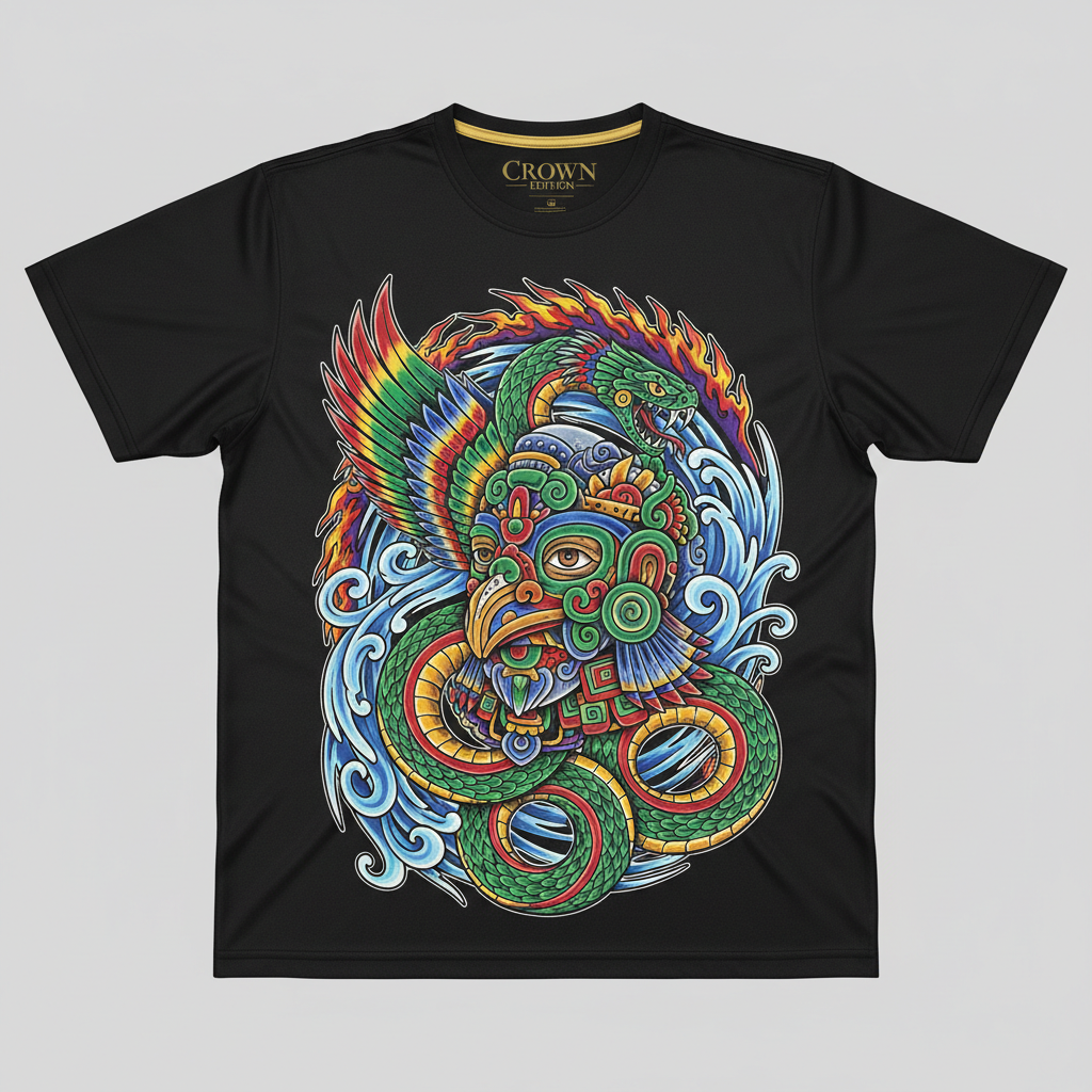 TITAN Plus Men's Ehecatl Wind God Tee — Inclusive Crown Edition
