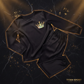 TITAN Women's Crown Sleepwear Set SWAG LINE Black Gold