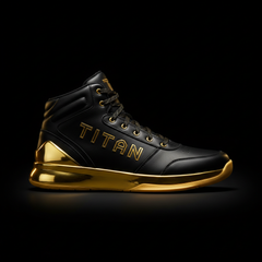 TITAN Court King Basketball Shoe – Black & Gold
