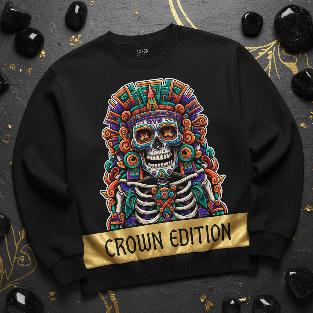 TITAN Plus Men's Mictlantecuhtli Underworld Crewneck — Inclusive Crown Edition