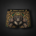 TITAN Crown Edition Men's Boxer Briefs — Gorilla King Tattoo Art