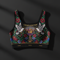 His Grace Is Enough Women's Crop Top — TITAN Crown Edition tattoo artwork
