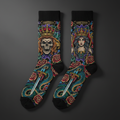 TITAN Crown Edition Tattoo Art Athletic Crew Socks
