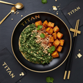 TITAN Rwandan Vegan Isombe Cassava Leaves & Peanut Breakfast Bowl