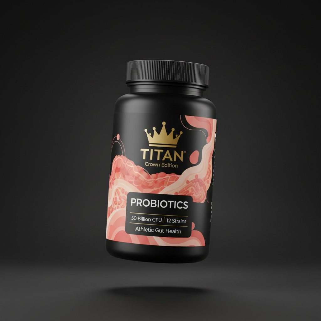 TITAN Probiotics — 50 Billion CFU Gut Health Formula for Athletes