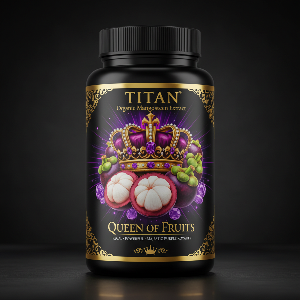 TITAN Organic Mangosteen Extract - Xanthone Antioxidant King