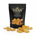 Crown Edition Miso Sesame Whey Protein Chips — matte black Crown Edition pouch