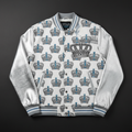 TITAN Men's Diamond Ice Crown Varsity Jacket — Frozen Royalty SWAG Edition