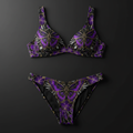 TITAN Women's Bikini Set Butterfly Queen Crown Edition