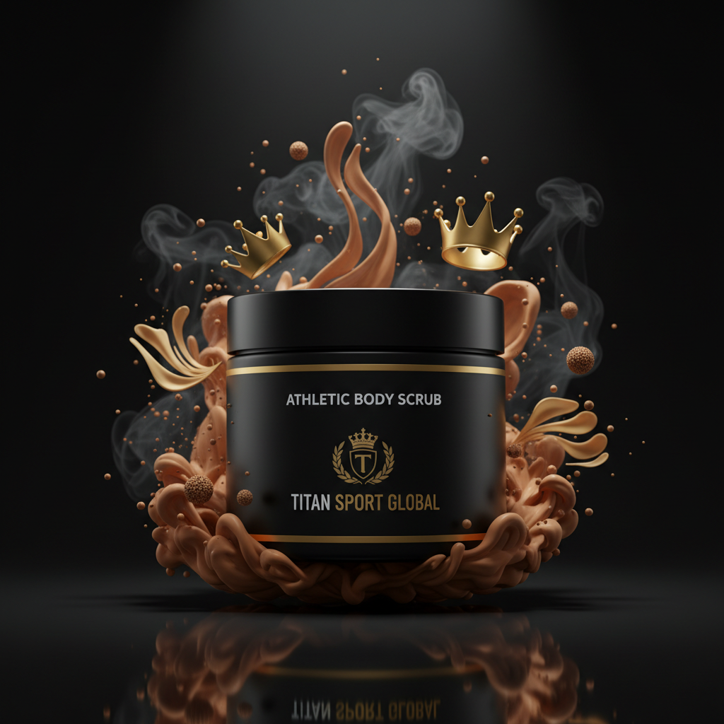 TITAN SPORT GLOBAL athletic body scrub jar