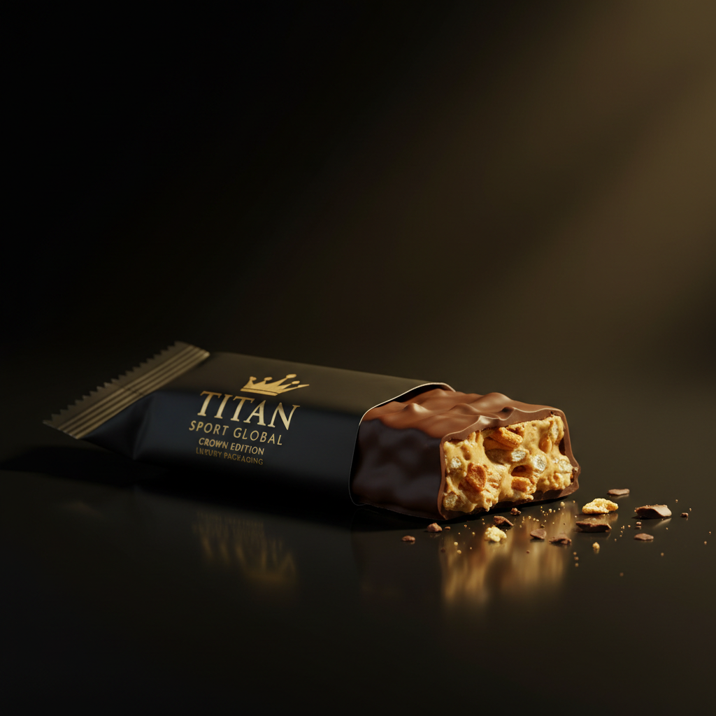 TITAN Crown Dark Chocolate Peanut Butter Pretzel Protein Bar - Crown Edition