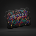 TITAN Laptop Sleeve — Crown Edition bold graphic protective carry case