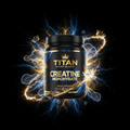 TITAN SPORT GLOBAL creatine monohydrate supplement tub