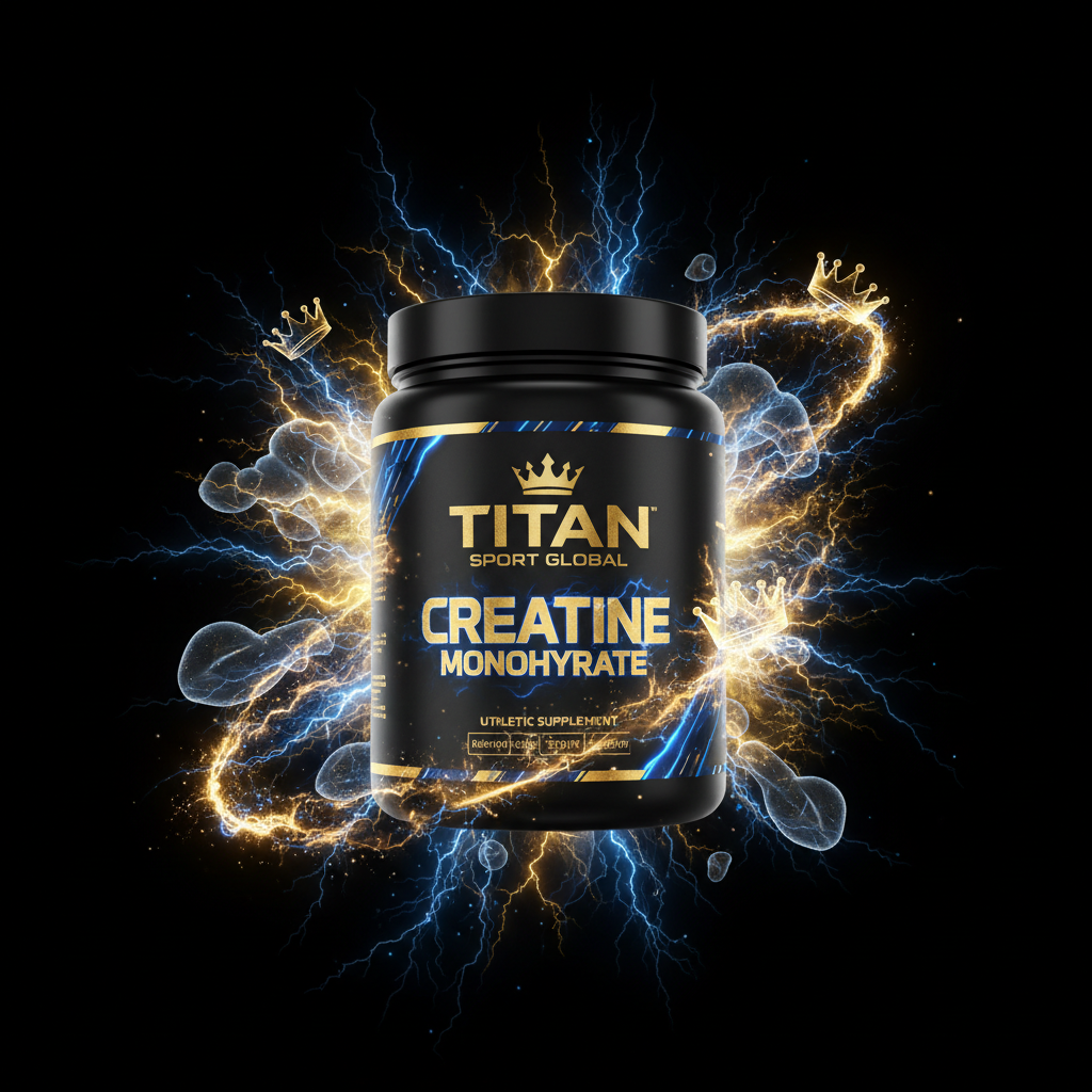 TITAN SPORT GLOBAL creatine monohydrate supplement tub