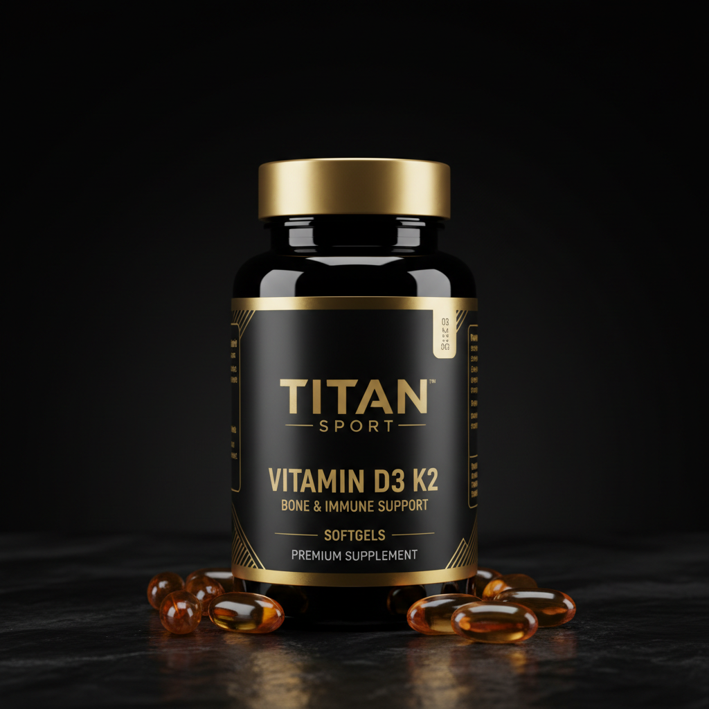 TITAN Vitamin D3 + K2 - Bone & Immune Support