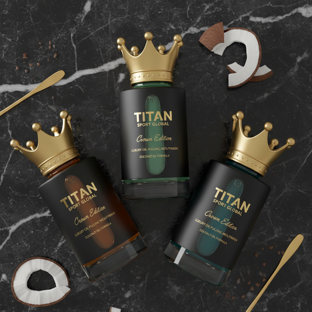 TITAN Crown Edition Luxury Natural Mouthwash Set