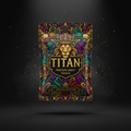 TITAN Protein Jerky Teriyaki - Crown Edition tattoo-style artwork