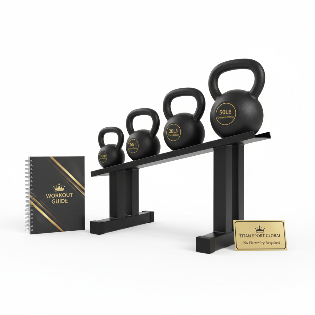 TITAN All-In-One Kettlebell Home Gym Set — Crown Edition