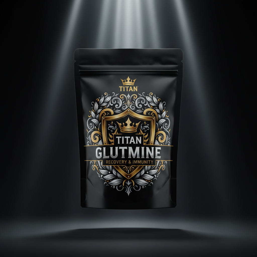TITAN Glutamine Recovery Immunity 60 Servings supplement pouch