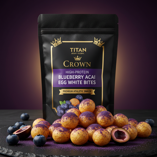 Crown High-Protein Blueberry Acai Egg White Bites - TITAN SPORT GLOBAL