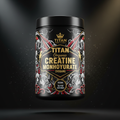TITAN Organic Creatine Monohydrate Vegan - Pure Vegan Creatine Supplement