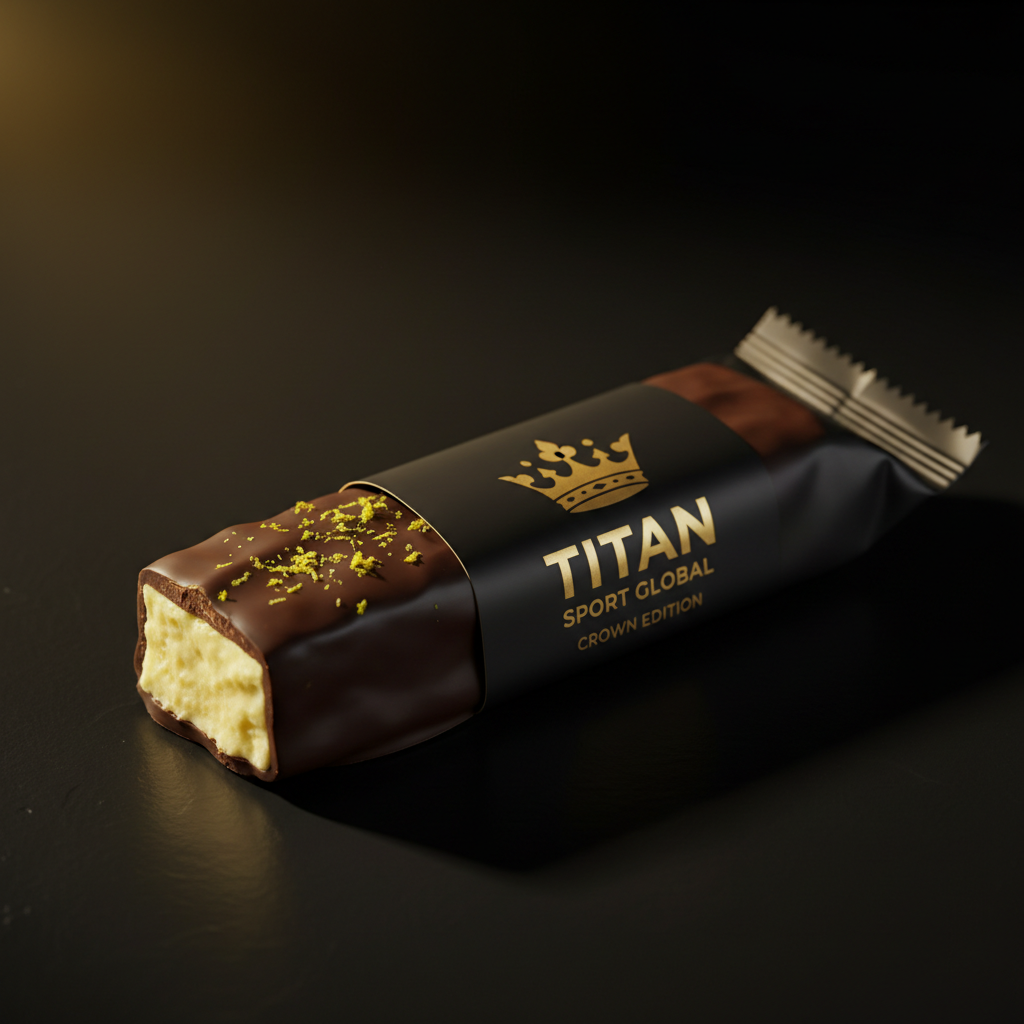 TITAN Crown Dark Chocolate Yuzu Citrus Protein Bar - Crown Edition