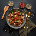 TITAN Eritrean Vegan Fit Fit Injera & Berbere Breakfast Bowl
