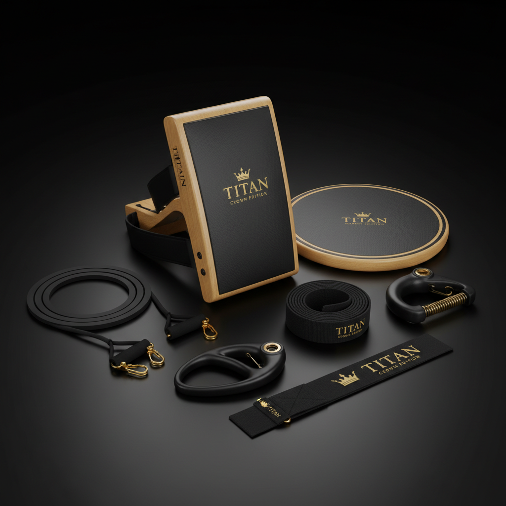 TITAN All-In-One Karate Athlete's Power & Precision Home Gym Kit — Crown Edition