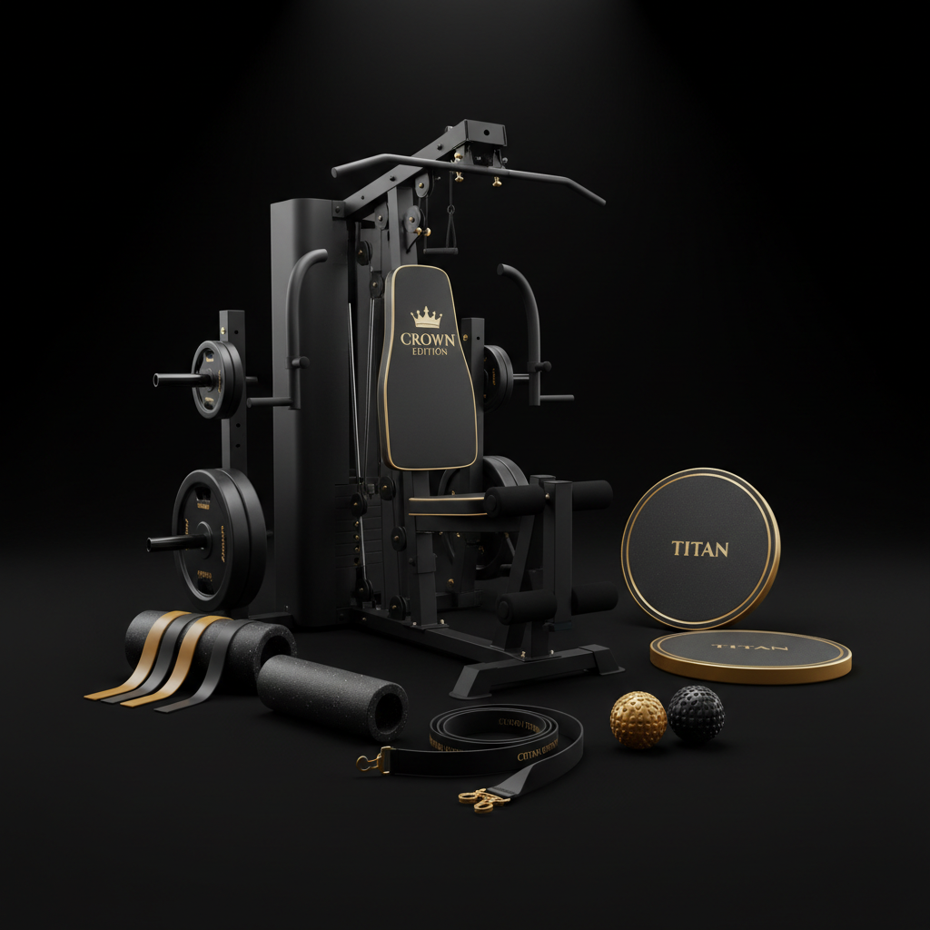TITAN All-In-One Senior Athlete's Joint Health & Mobility Home Gym Kit — Crown Edition