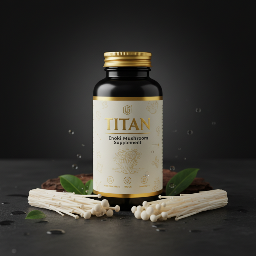 TITAN Enoki Mushroom - Immune & Antioxidant Support