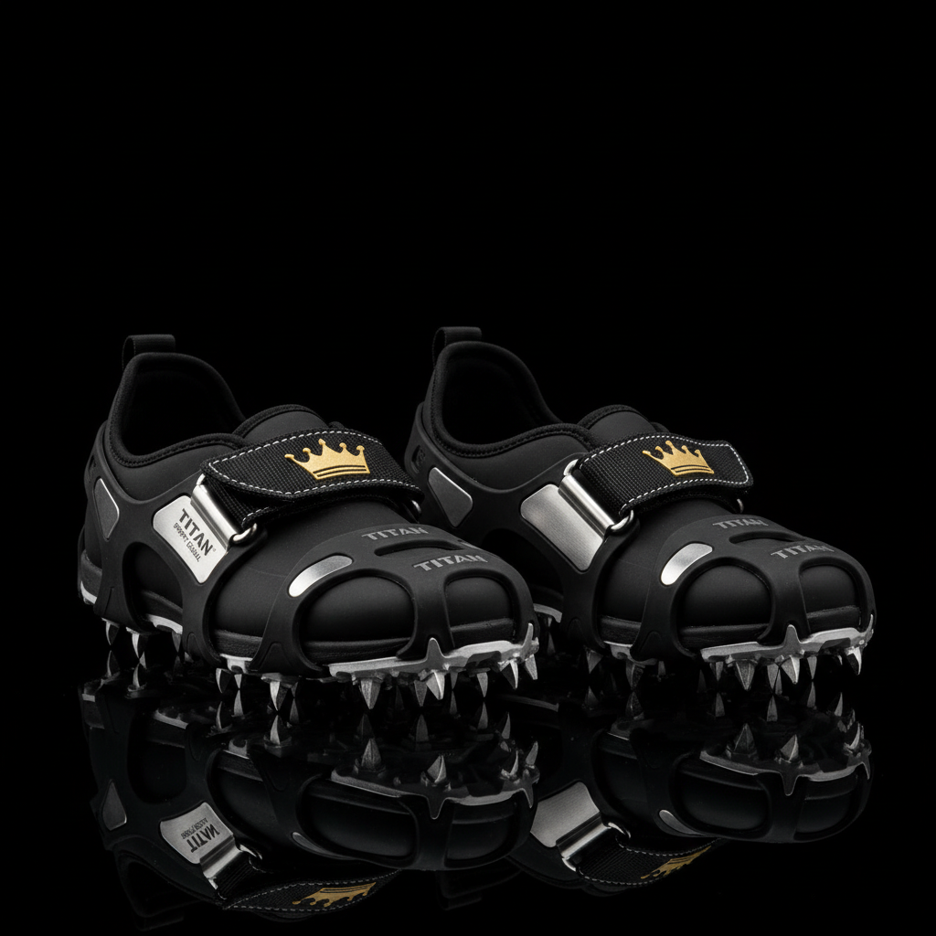 TITAN Off-Grid Ice Cleats — Midnight Crown SWAG