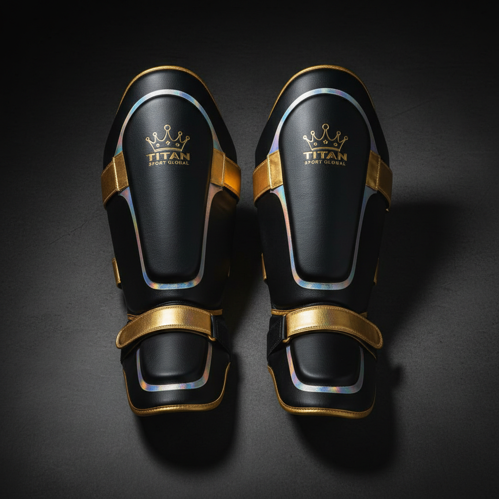 TITAN Muay Thai Shin Guards Crown Edition