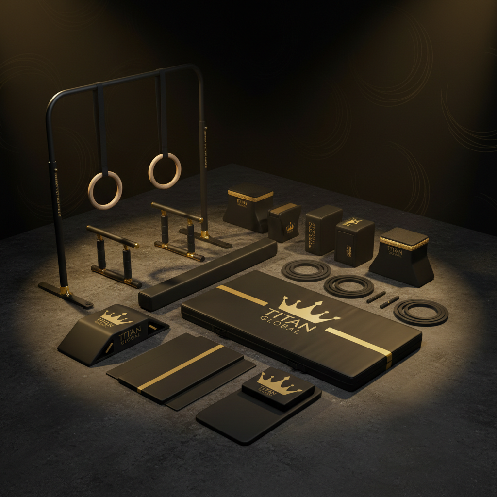 TITAN All-In-One Gymnast's Home Training System Crown Edition