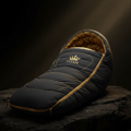 TITAN All-Season Extreme Cold Sleeping Bag Black & Gold