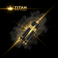 TITAN SPORT GLOBAL pro weighted jump rope 1lb combat conditioning