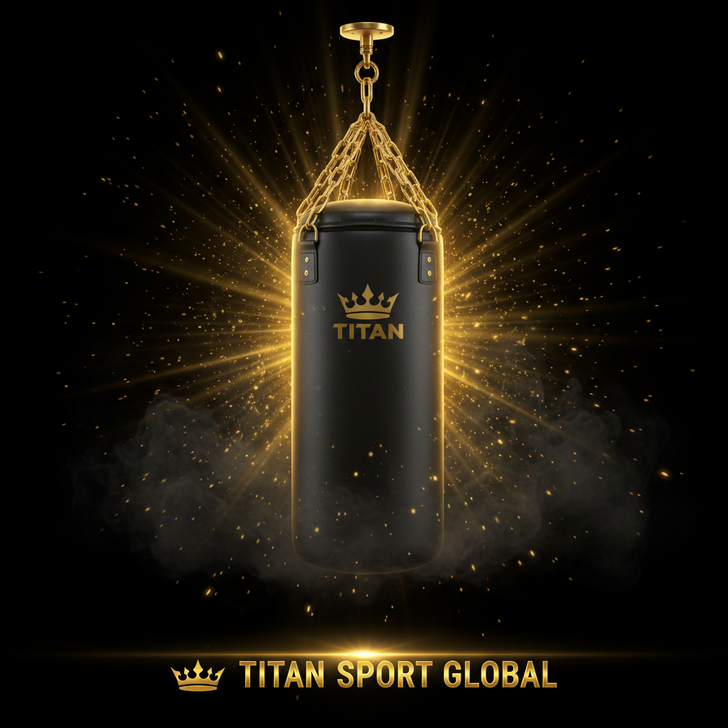 TITAN SPORT GLOBAL pro heavy bag 100lb leather punching bag
