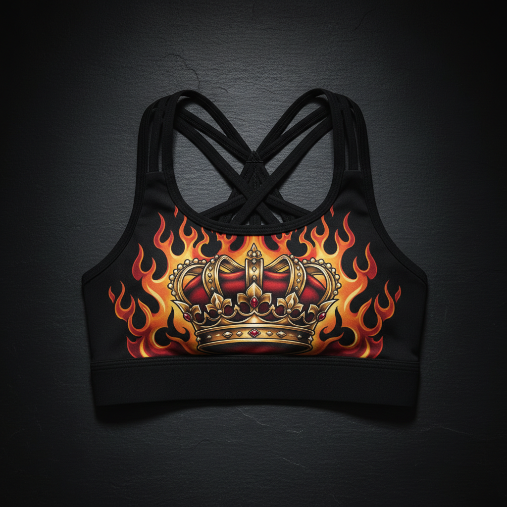 TITAN Crown Edition Women's Sports Bra — Inferno Queen