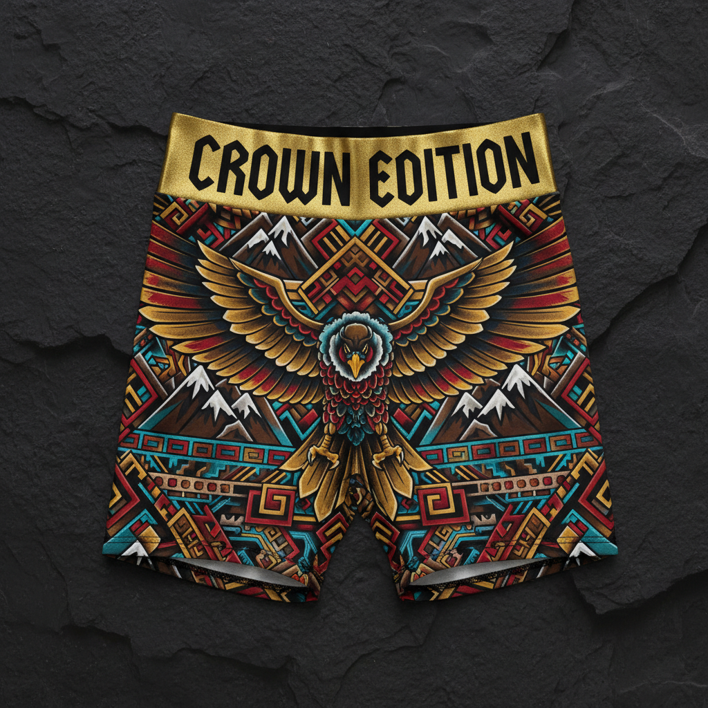 TITAN Crown Edition Tattoo Art Andean Condor Biker Shorts Women's Athletic Bottoms