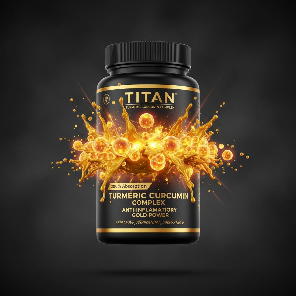 TITAN Turmeric Curcumin Complex - Liposomal 2000% Absorption