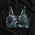 TITAN Crown Edition Women's Sports Bra — Koi Ocean Queen Tattoo Art