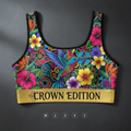 TITAN Plus Women's Hummingbird Bloom Sports Bra — Inclusive Crown Edition
