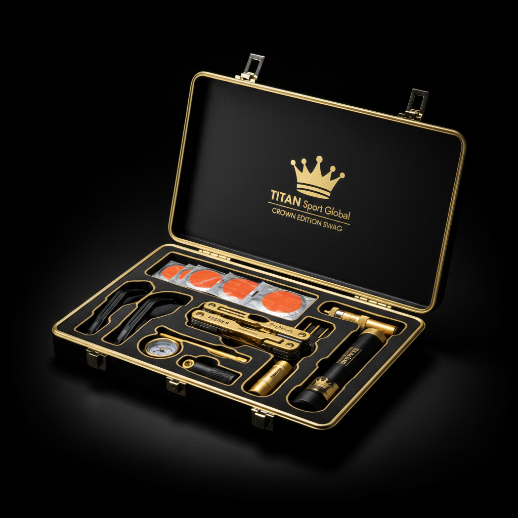 TITAN Off-Grid Bike Repair Kit — Gold Crown SWAG