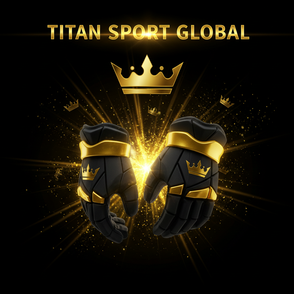 TITAN SPORT GLOBAL pro lacrosse gloves crown edition