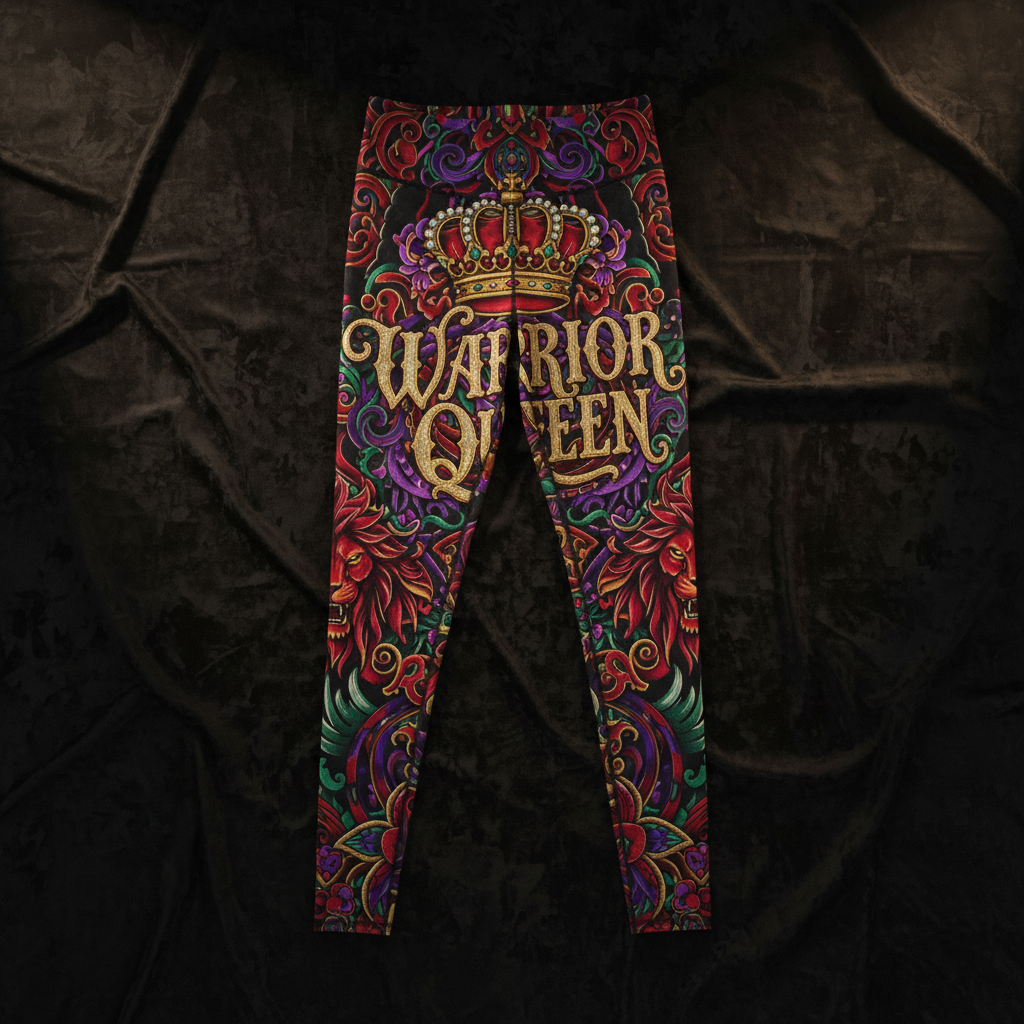 Women's Leggings — Warrior Queen — Crown Edition