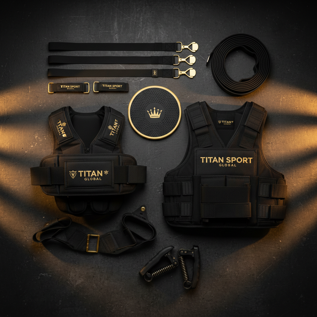 TITAN All-In-One Hockey Player's Home Gym Kit Crown Edition