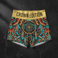 TITAN Crown Edition Tattoo Art Thunderbird Shorts Women's Athletic Bottoms